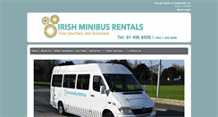 Desktop Screenshot of irishminibusrentals.com